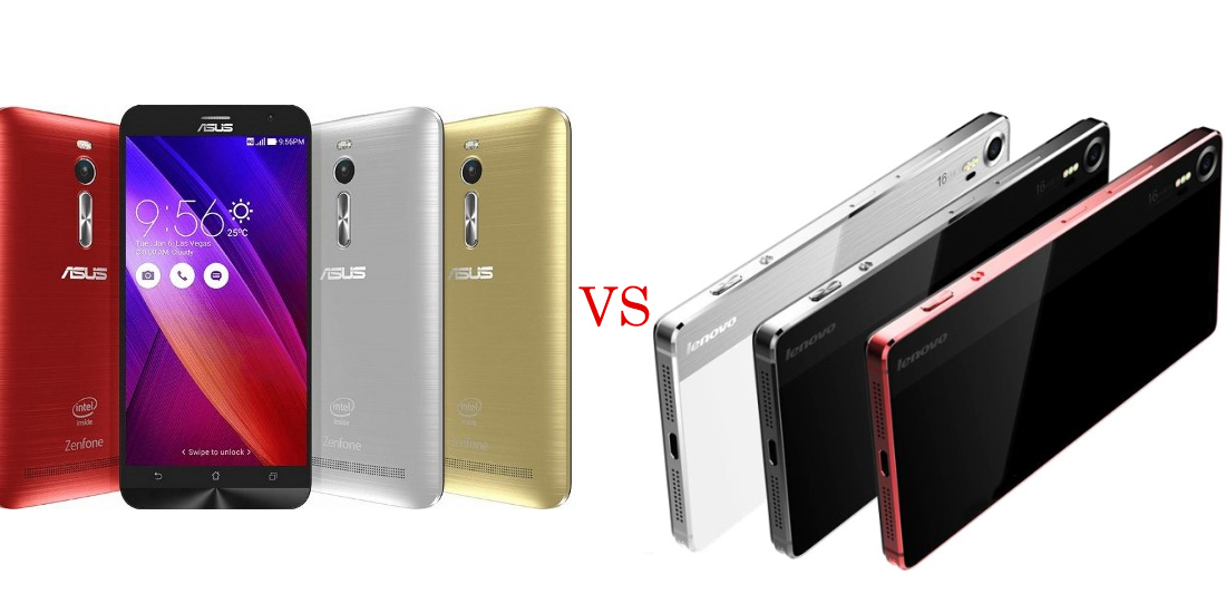 Asus Zenfone Selfie versus Lenovo Vibe Shot 5